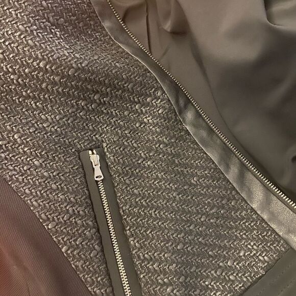 Rebecca Taylor tweed/leather trimmed jacket, S - Picture 6 of 13